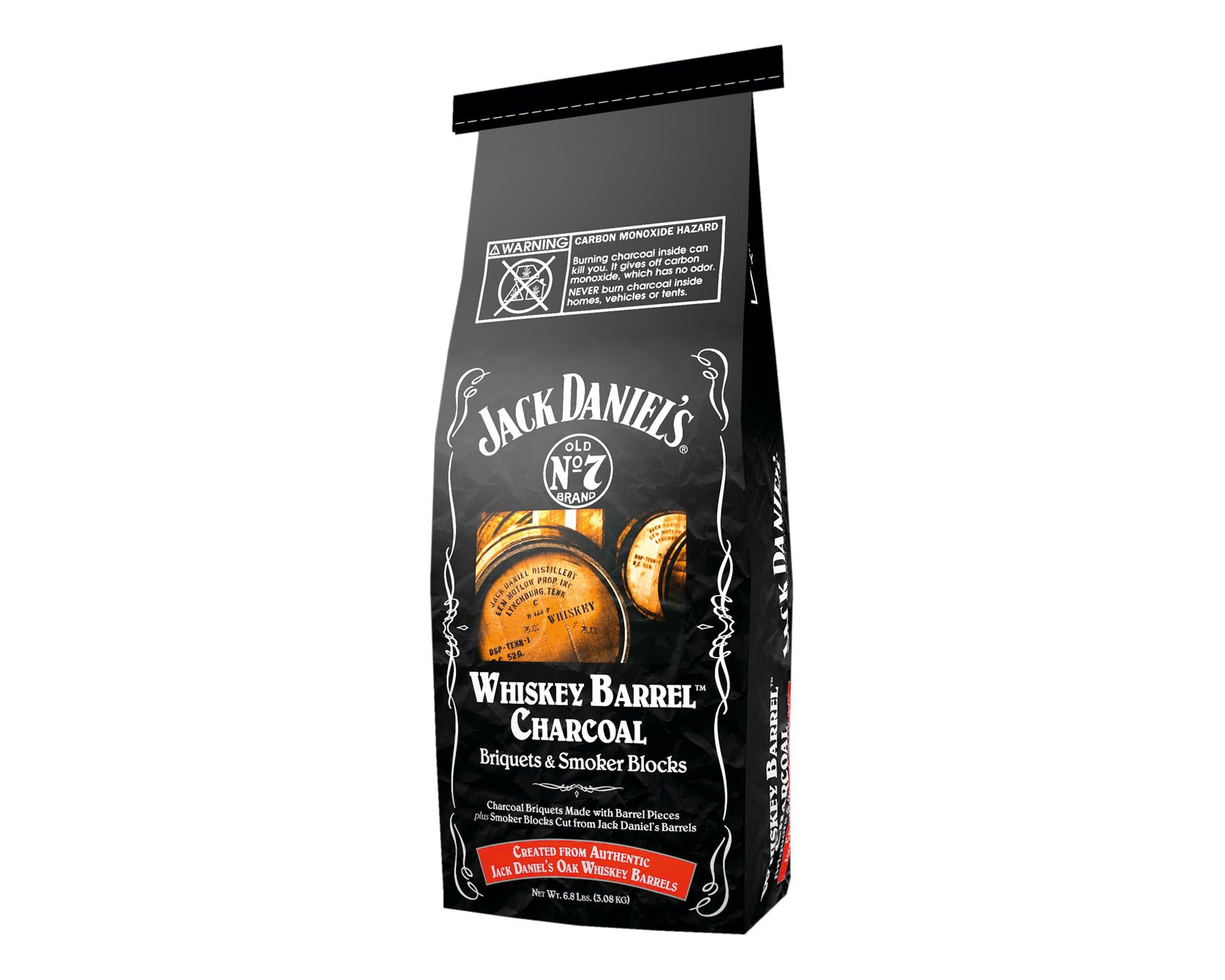 Jack Daniel's Whiskey Barrel Charcoal, 3 kg