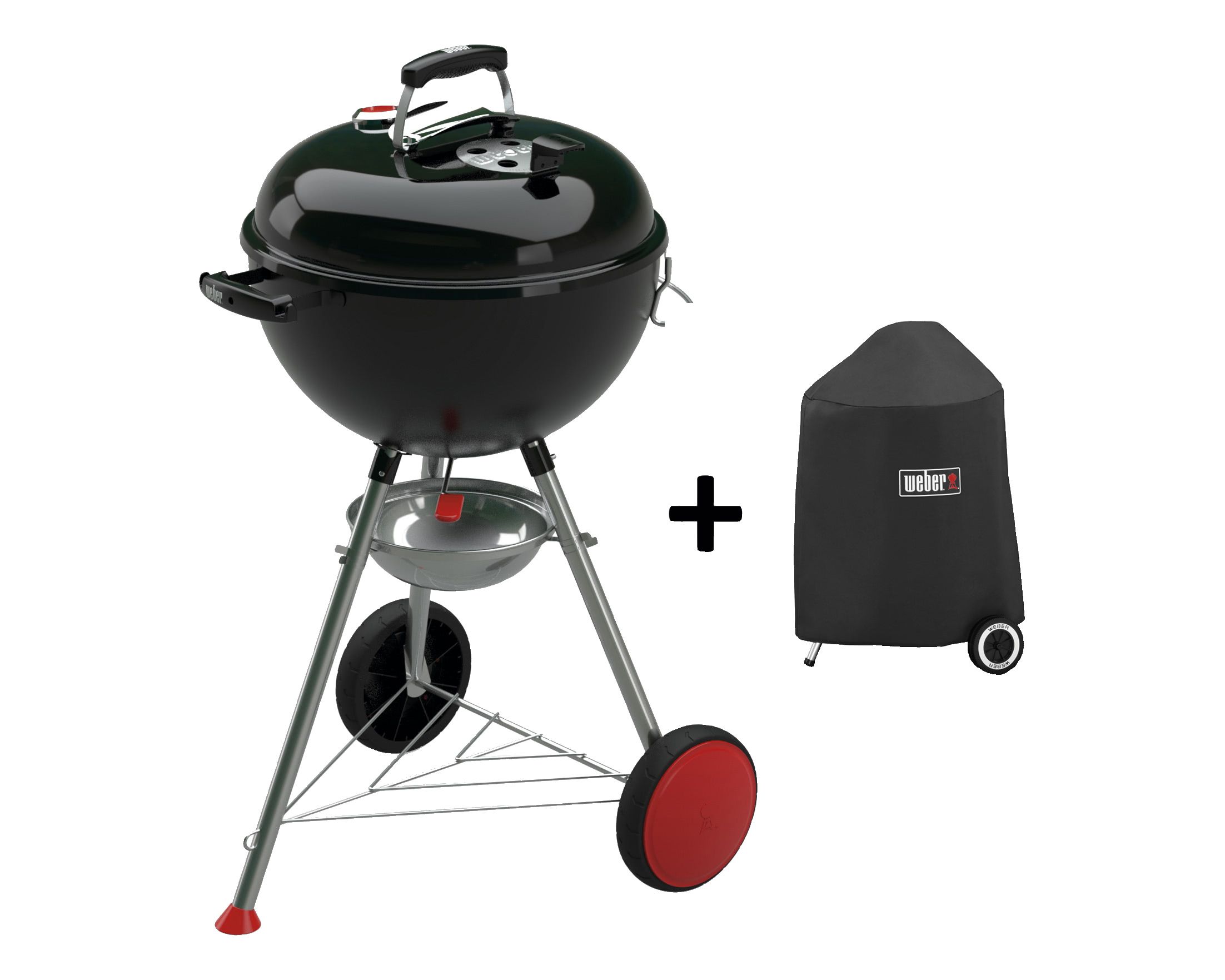 Weber® Holzkohlegriller Kettle Plus, 47 cm, black