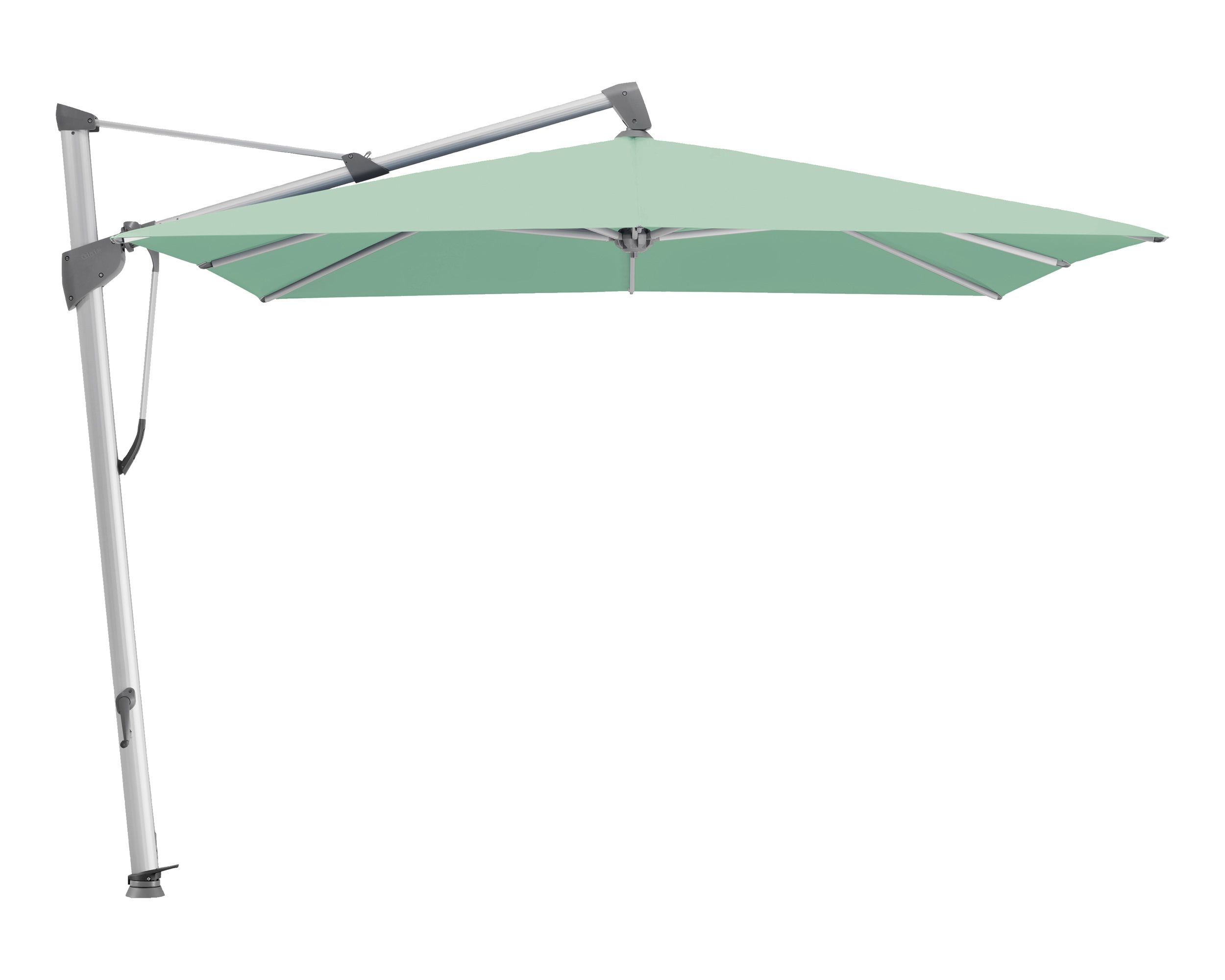 Freiarmschirm Sombrano S+, 350x350 cm, Stoffklasse 5